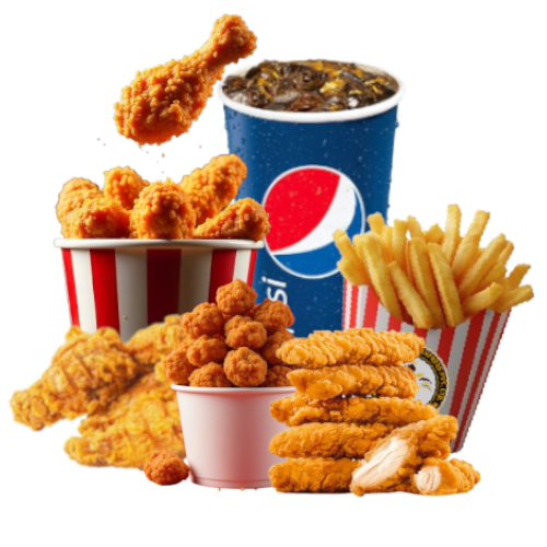 Special Meal (4pcs Chicken, 4pcs Lollipop, 4pcs Wings, 4pcs Strips, 1 Popcorn(R))